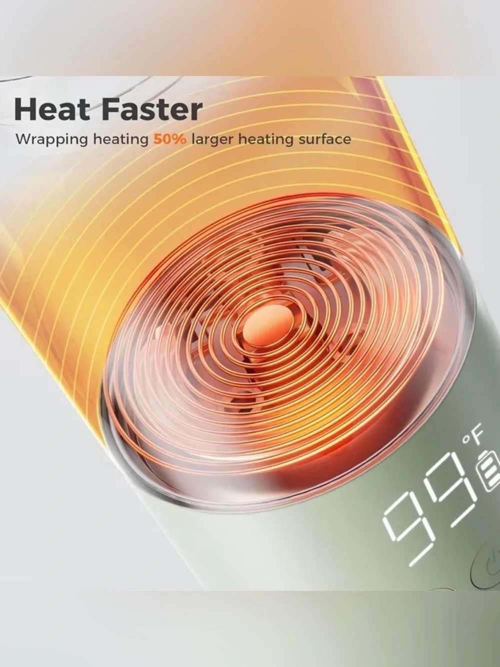 NWT - BOLOLO Portable Bottle Warmer for Travel, SAGE